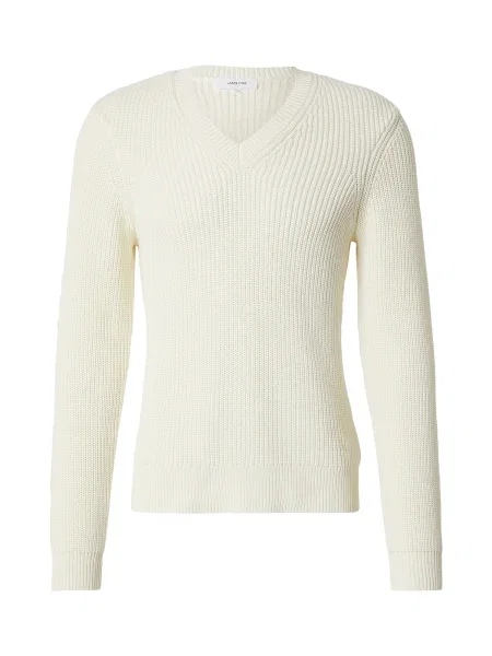 DAN FOX APPAREL Pulover Marlon murdar alb