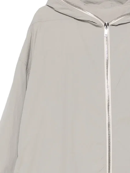 Palton Rick Owens cu glugă gri