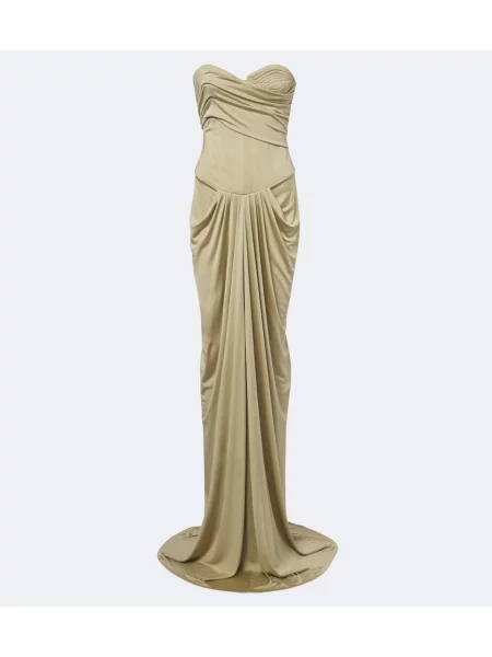 Rochie The New Arrivals Ilkyaz Ozel drapată verde