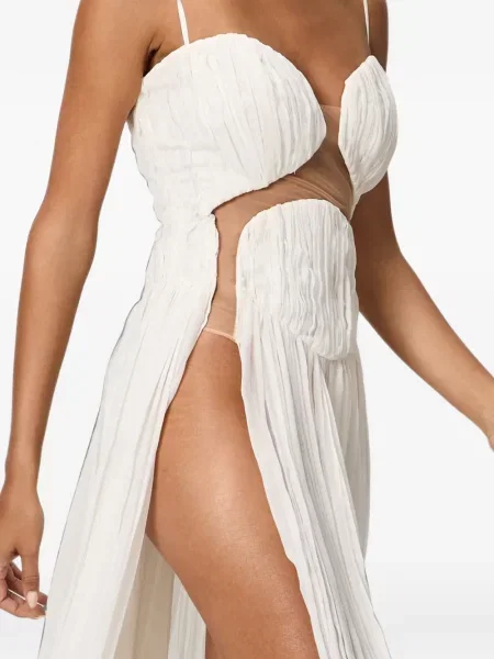 Rochie midi Norina St alb