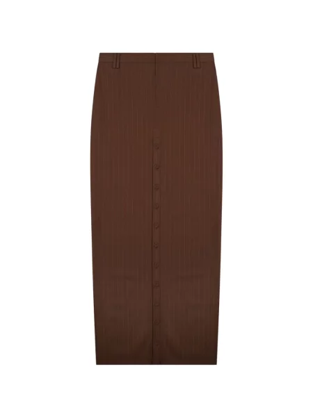 Fustă midi Jean Paul Gaultier maro