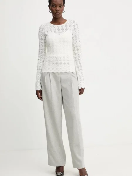 Блузка Guess BRIDGETTE однотонна бежевий