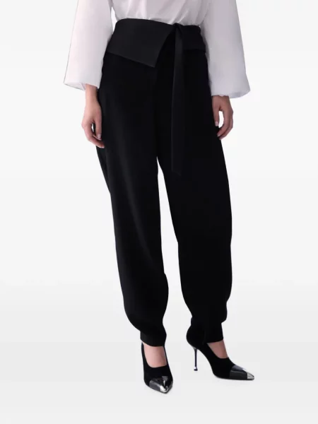 Pantaloni Liu Jo din satin negru