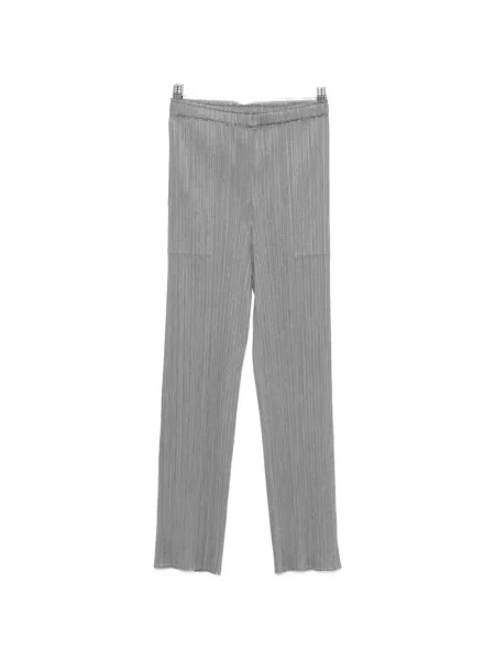 Decupat pantaloni Pleats Please Issey Miyake gri