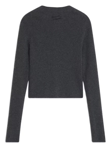 Cardigan Maison Kitsune lung gri