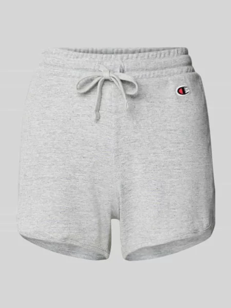 Szorty z dzianiny dresowej z detalem z logo Champion