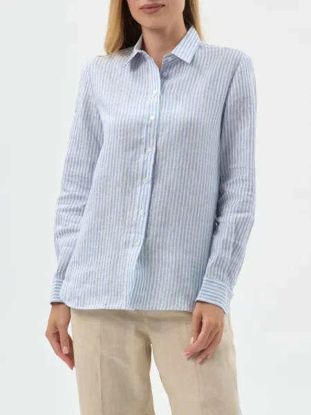 Рубашка Weekend Max Mara голубая