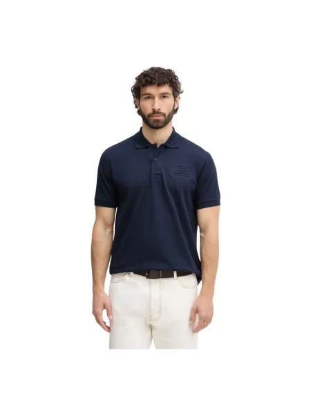 Koszulka polo Lacoste z logo niebieska