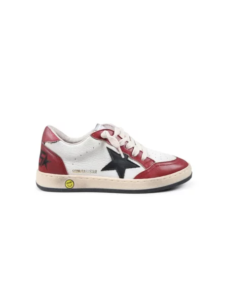 Sneakersy dziecięce Golden Goose Ball Star czerwone