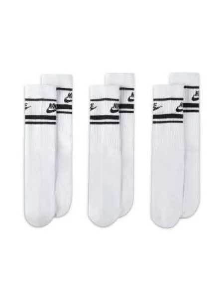 Ponožky Nike NSW Everyday Essential Crew Socks White/ Black/ Black bílé