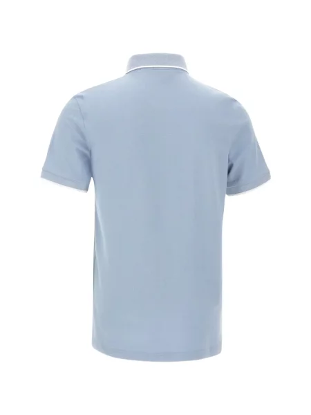Tricou polo Boss albastru