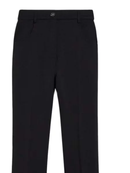 Pantaloni Max Mara plisate negru