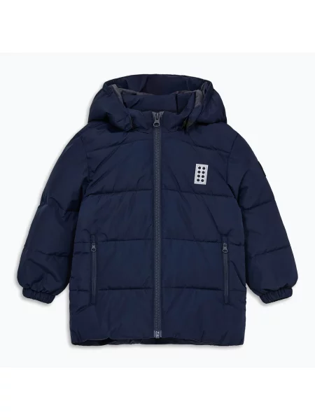 Gyerek bélelt kabát LEGO Lwjojo dark navy. Méret: haditengerészet