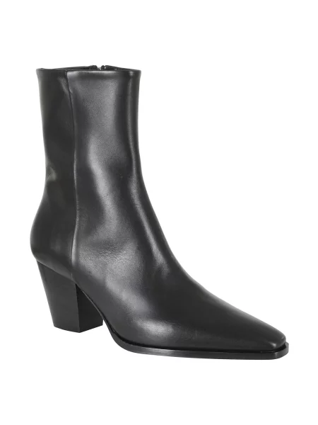 Buty do kostki Aeyde skórzane czarne