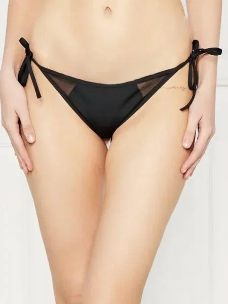 Calvin Klein Swimwear Bikini alsó fekete