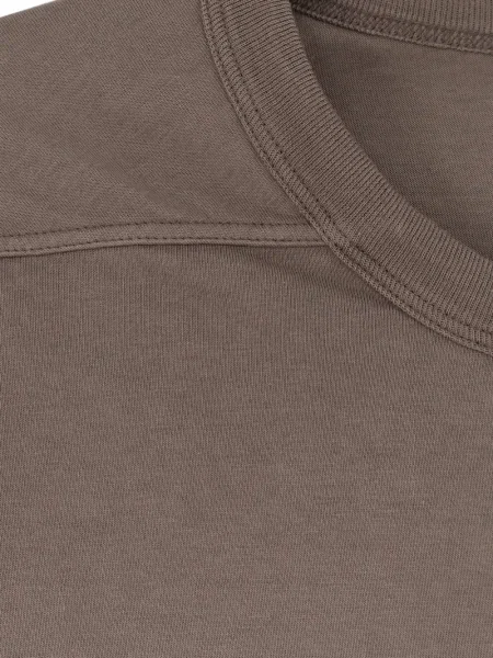 Дълго тениска Rick Owens с кръгло деколте сиво