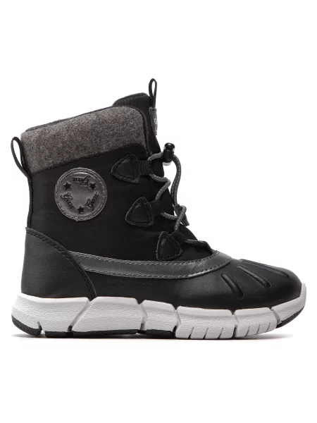 Geox Škornji za sneg J Flexyper G.B Abx A S črna