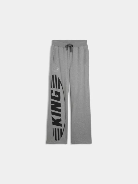 Спортивні штани PUMA King Sweatpants комбінований верх сірий