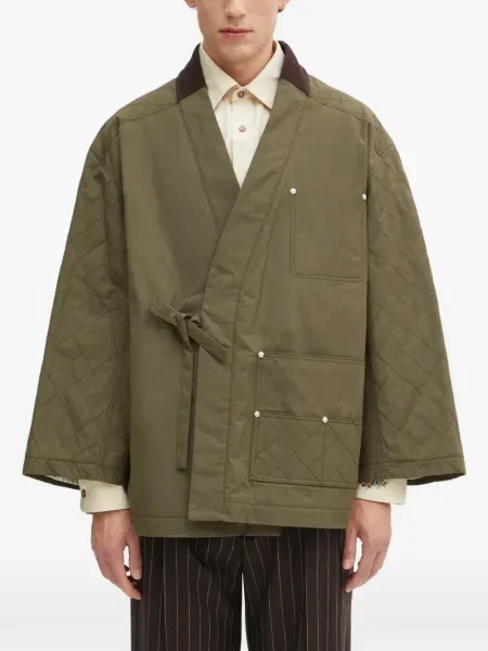 Prošívaná bunda Kenzo zelená