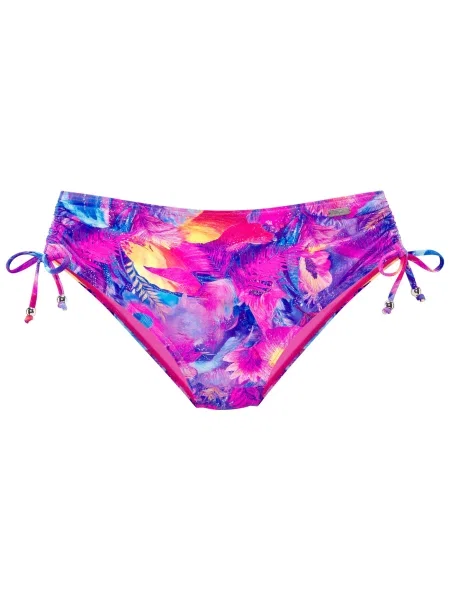 VENICE BEACH Slip costum de baie galben / lila / violet / roz neon albastru