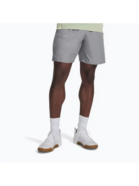 Мъжки шорти за тренировка Under Armour Tech Utility steel/fade green сиво