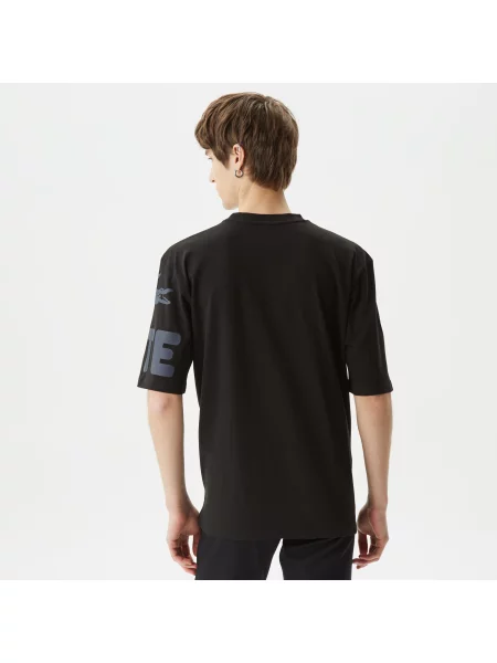 Lacoste футболка чоловіча з круглим вирізом чорна