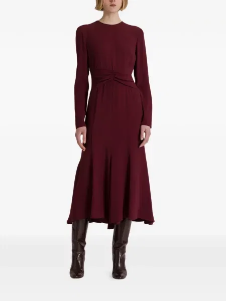 Rochie midi Alberta Ferretti roșu