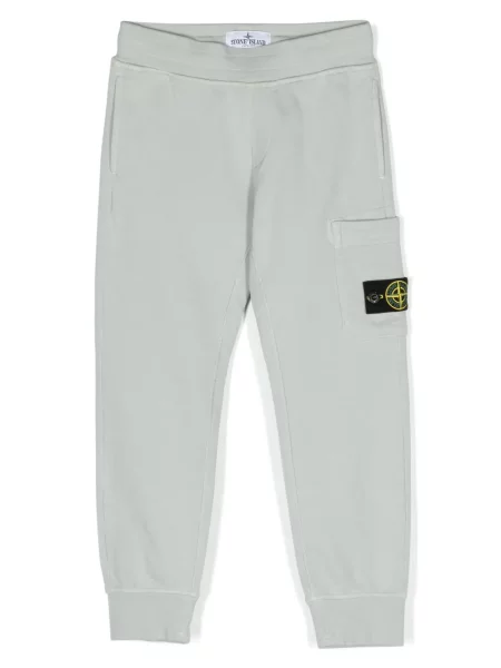 Dětské kalhoty Stone Island šedé
