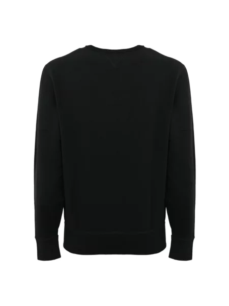 Haftowana bluza Ralph Lauren z długim rękawem czarna