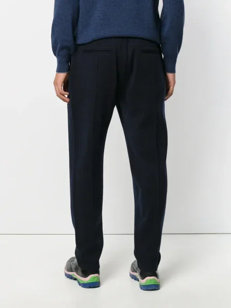 Pantaloni Brunello Cucinelli alergare cu cordon albastru