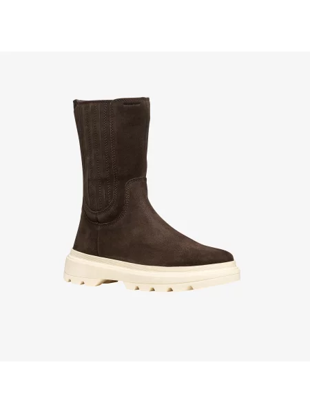 Sneakers Geox καφέ