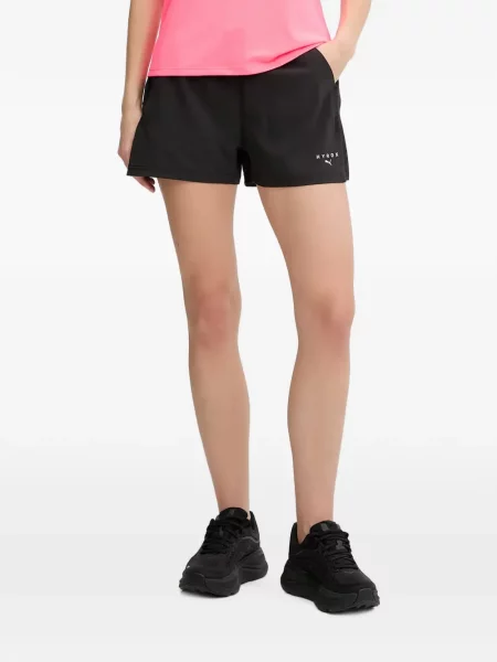 Pantaloni scurți Puma cu imagine negru