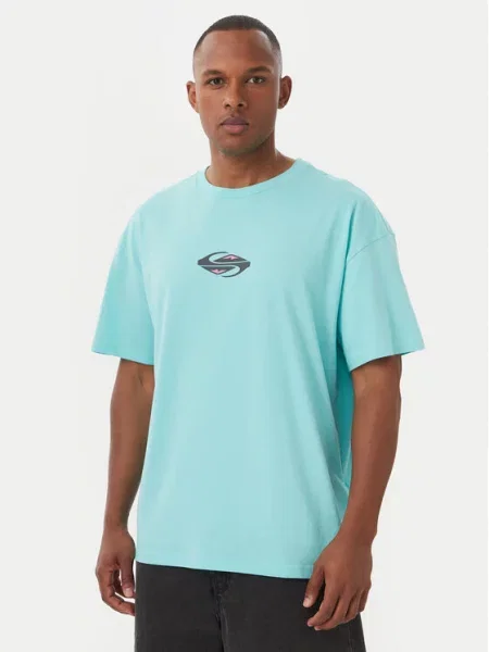 Quiksilver Tricou Global Heat Turcoaz