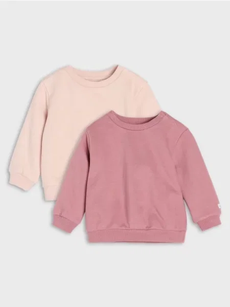 Sinsay mikiny crewneck 2 pack růžová