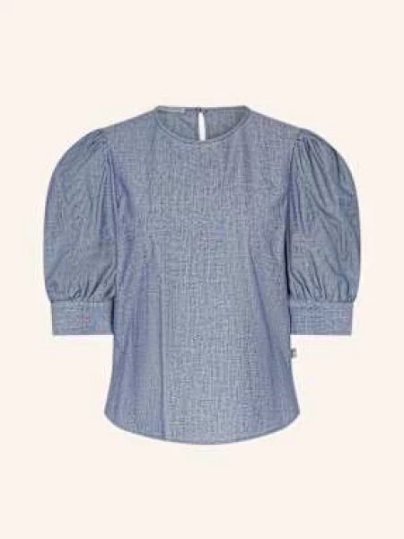 Rockmacherin Bluzka Bawarska Tula blau biała