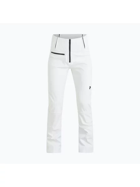 Pantaloni de schi pentru femei Peak Performance High Stretch off white alb