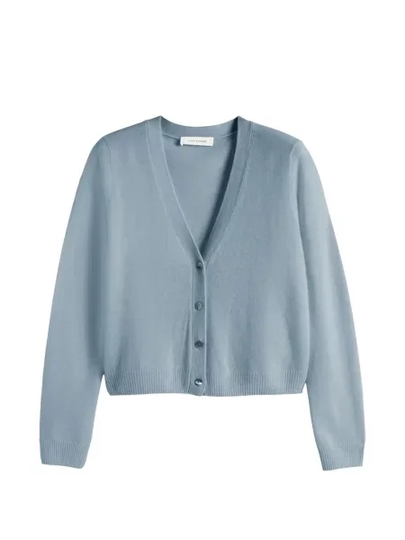 Cardigan Chinti & Parker cu decolteu în V albastru
