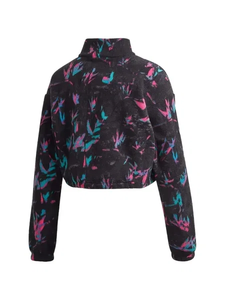 Pruhované krajkové pruhované tričko Adidas s vázáním šedé