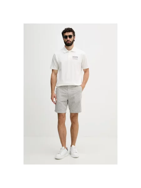Koszulka polo Lacoste biała
