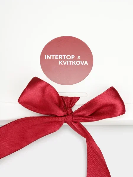Платок Intertop X Kvitkova голубой