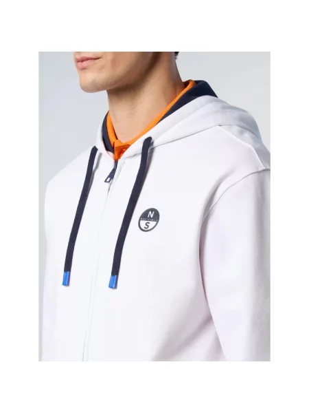 Bluza z kapturem North Sails z kapturem biała