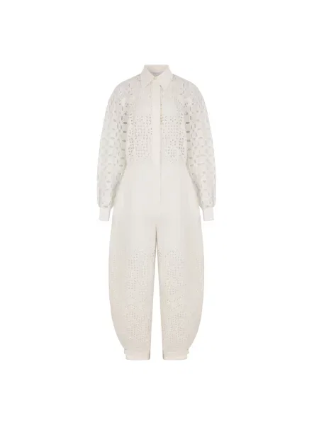 Kombinezon Alberta Ferretti biały