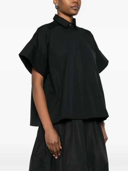 Trumpas marškiniai Co juoda