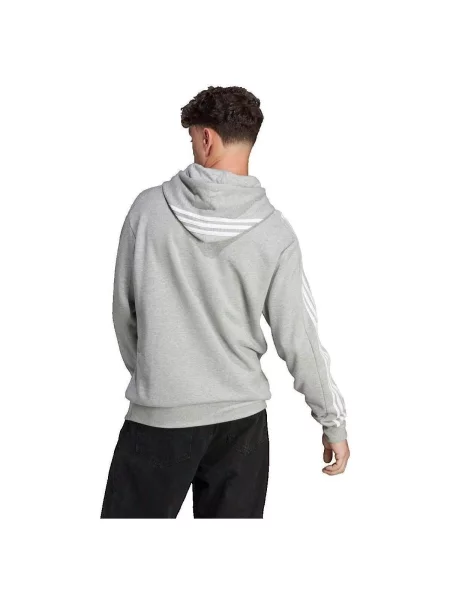 Froté mikina Adidas sivá