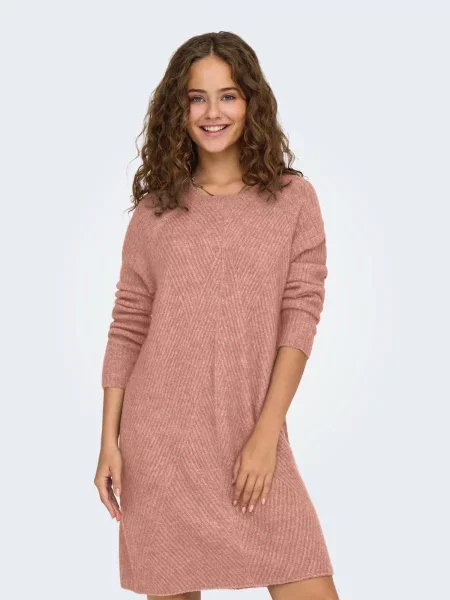 ONLY Rochie tricotat ONLCAROL deschis maro
