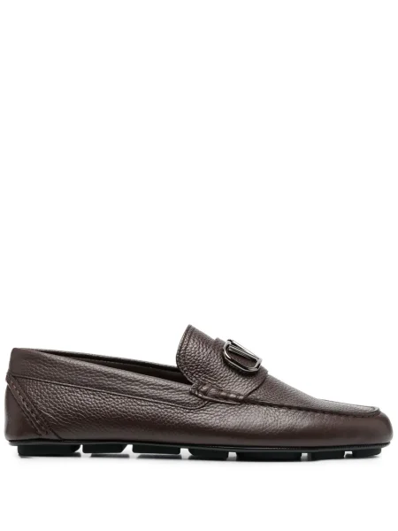 Pantofi Valentino Garavani din piele maro