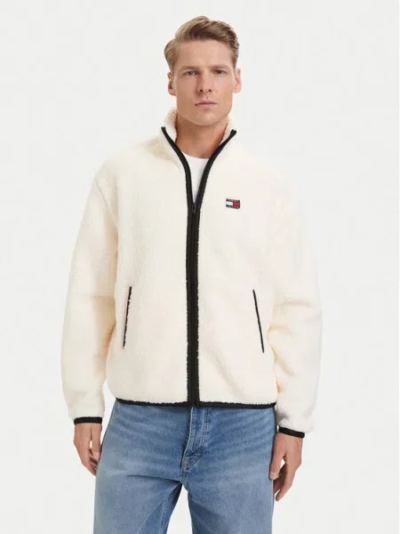 Tommy Jeans Gornji dio trenirke svijetlobež bijela