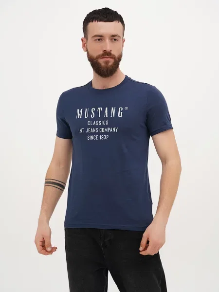 Футболка Mustang Jeans Austin синій