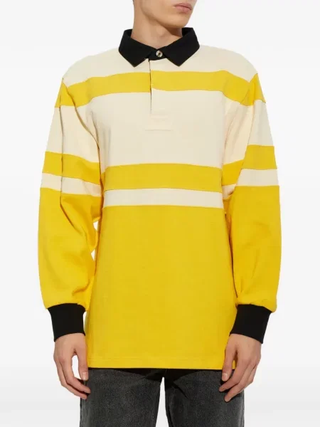 Lung tricou polo Entire Studios galben