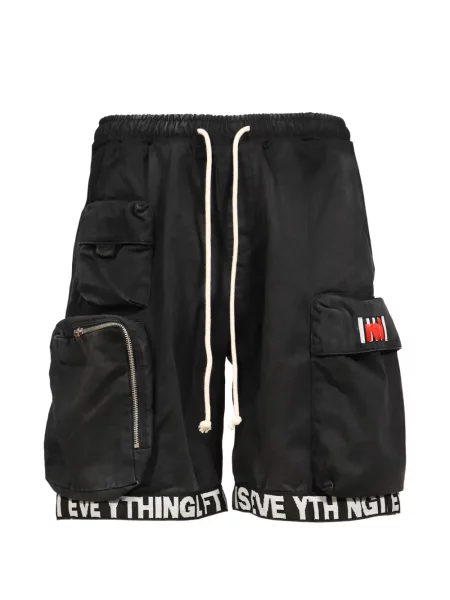 Pantaloni scurți cargo Rrr123 negru